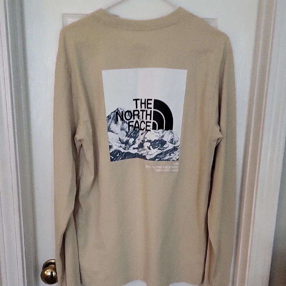 The North Face Men's Tan Long Sleeve Shirt - Picture 5 of 5
